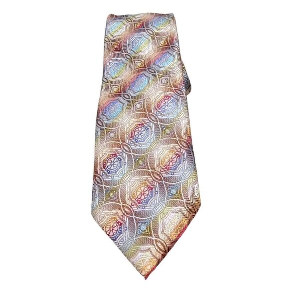 Stacy Adam Abstract Colorful Neck Tie, Microfiber - Picture 1 of 4